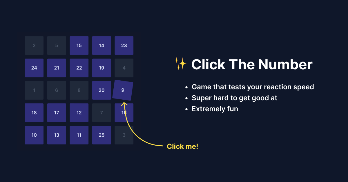 number click